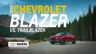 2022 Chevrolet Blazer vs Chevrolet Trailblazer - Baierl Chevrolet