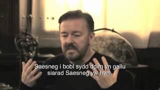 Argraffiad Cymraeg | Learn English with Ricky Gervais