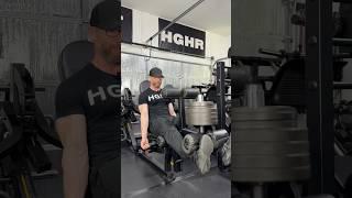 Super Easy Leg Extension Range of Motion Hack #homegym #garagegym #powertec