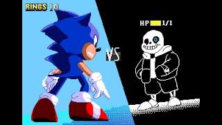 (Sonic and Undertale animation) Sonic vs Sans REMAKE (Read Description, pls)