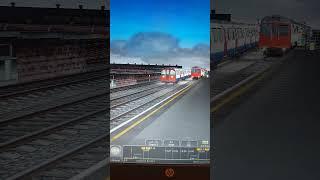Both trains coming at Stamford Brook