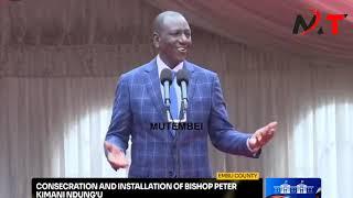 Ruto Heckled as Ruto is Booed by Embu Residents!!Ruto Cuts Short his Speech in Embu!!