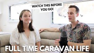 BIG LAP AUSTRALIA Q&A - Things to Know Before You Move Into A Caravan FULL TIME