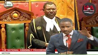 'YOU'RE RARELY IN THIS HOUSE & WHEN YOU COME YOU CAUSE DISORDER,'' SPEAKER WETANGULA TELL BABU OWINO