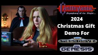 Castlevania: Symphony of the Night/Aria of Sorrow Christmas 2024 Demo for Sega Mega Drive & Genesis