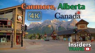 Canmore Alberta | Canada |4k |September 2023 | #walking  #canada #calgary  #canmore  #alberta #asmr