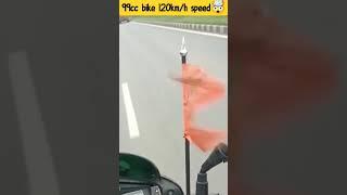 99cc bike 125km/h speed // #shorts #viral #topspeed #heroxtreme #passion