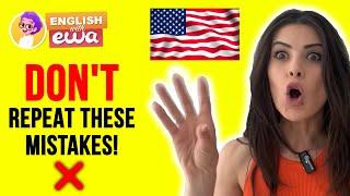 AVOID these 6 MISTAKES Native English speakers make!