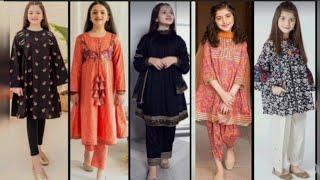 8 to 10 Years Girls comfortable homemade dress designing ideas.Casual dress designing ideas.