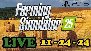 Career Mode Contract Work on NEW FS25 Asia Map! - Farming Simulator 25 Live PS5