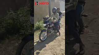 hf deluxe model test ride activity#viralshort Hero Model #Hero motocorp