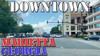 Marietta - Georgia - 4K Downtown Drive