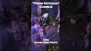 165x Divine Orbs "From Nothing" Jewel Gamble - Path of Exile 2 #shorts #pathofexile2 #poe2