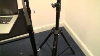 QTX Tripod Speaker Stands From Get in the Mix.co.uk featuring DJ Tutor