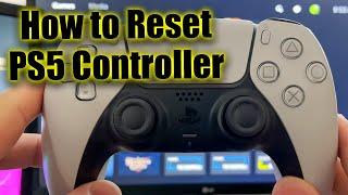 How to Reset PS5 Controller! PS5 Controller Reset Easy Guide!