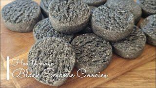 Black Sesame cookies