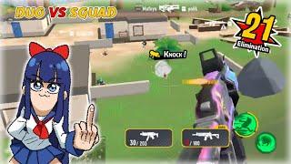 DUO VS SQUAD GALIL FLY SHOOT 21 ELIMINATION SAUSAGE MAN GAMEPLAY MR. KONG #sausageman