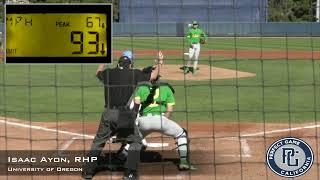 Isaac Ayon Prospect Video, RHP, University of Oregon