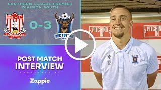 LUKE HALLETT | Post-Match | Sholing 0-3 AFC Totton | SLPDS#02 | Tue13Aug2024