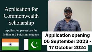 How to Apply for the Commonwealth Scholarship | Step-by-Step Guide for Indian and Pakistani Student