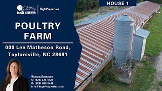 Poultry Farm for Sale in Western NC | 12.52+/- Acres | House 1