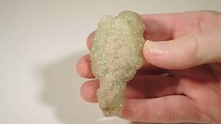 No. 90091: Prehnite pseudomorphs after Glauberite (snake-head habit) from UBC Quarry, New Jersey.