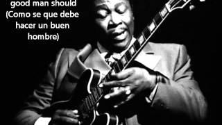 B.B. King - The thrill is gone (letra español/ingles)