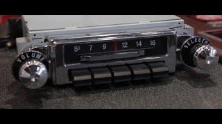 SEMA 2014 - Custom Autosound's New Slide Bar Radio Brings Modern Technology and Classic Looks