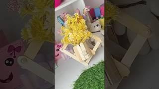 Diy vase from icecream stick#diy#shorts#ytshorts#craft