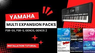 How to Install Multi Expansion Packs in Yamaha Keyboards