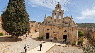 Visit to the beautiful Arkadi monastery  and  its scary dark secrets