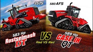 Rostselmash 3575 DT vs CASE AFS 580 Quadtrac - Which comes first on 580 Hp Level? [COMPARISON]