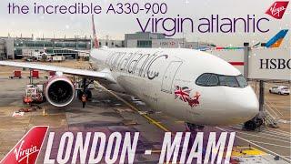 Europe’s Best Airline!| London to Miami | Virgin Atlantic A330-900 | Economy Class | Trip Report