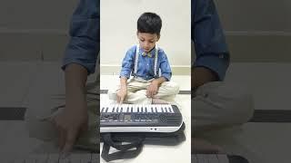  Revansh playing happy birthday song  #youtubeshorts