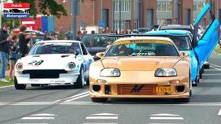 JDM Cars leaving GO Japan 2024 - 700HP Supra, Skyline GTR, AE86, RX7, Kei Cars, Chaser,...