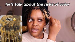 Coloring Your Locs?  The Shocking Truth You NEED to Know! | Loctician Advice