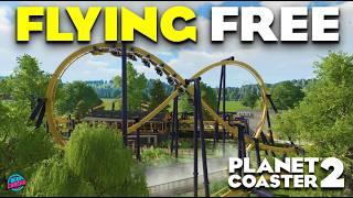 B&M Flying Coaster! - Planet Coaster 2 Realistic Park Series | Ep 4