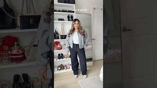 Styling black trousers #styleinspo #styletips #howtostyle #outfit #fashion #workwear #businesscasual