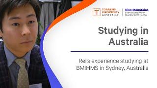 Rei's experience as an international student at BMIHMS | Sydney, Australia