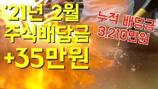 21년 2월 주식 배당금 결산 +35만원 / 땡큐 삼성전자 특별배당금