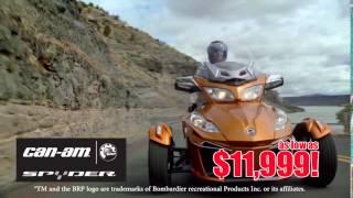 Off-Road Express Erie Pa "  New Can-am Spyder $11,999" tv commercial