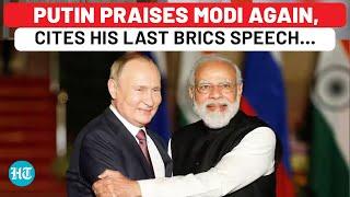 Vladimir Putin’s Big Praise For India’s PM Narendra Modi Ahead Of BRICS Summit | Watch