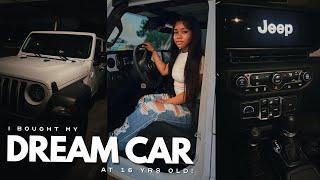 I BOUGHT MY DREAM CAR AT 16 |  Car Tour, Decorate w Me, Emergency Kit