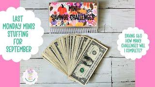 Last Monday Minis for September | Saving $60 | How Many More Challenges Will I Complete?