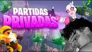 PARTIDAS PRIVADAS - FORTNITE (REGION BR- EUROPA) #1