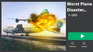 Roblox GAMES BASED on PLANE TRAGEDIES