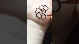 Flower tattoo design #diy #shortsviral #art #tattoo
