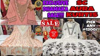 Sc Aura Kurtis | Dhamaka Sale Offer | Biggest Manufacturer of India | Punjabi Indian Casual Kurti |