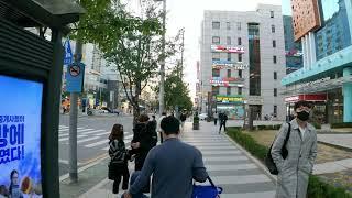 4K Seoul walk Just Walk Around Dangsan Station