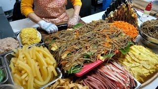 “새벽 4시부터 만드는 산더미 김밥?” 하루 2000줄이상 판매 된다는 역대급 김밥집 Best Korean food gimbap, Korean street food